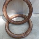 Кольца гимнастические деревянные (диаметр 24см, толщина 3см) за 2шт